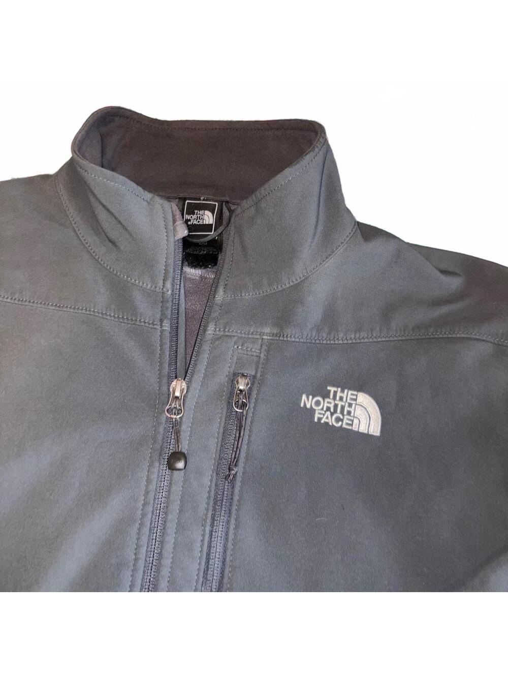 The North Face $185 Apex Bionic Mens L Softshell Jacket in charcoal Gray